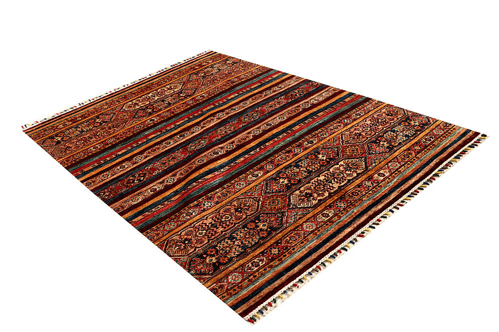 Multi Colored Kazak 4' 11 x 6' 8 - No. 67270 - ALRUG Rug Store