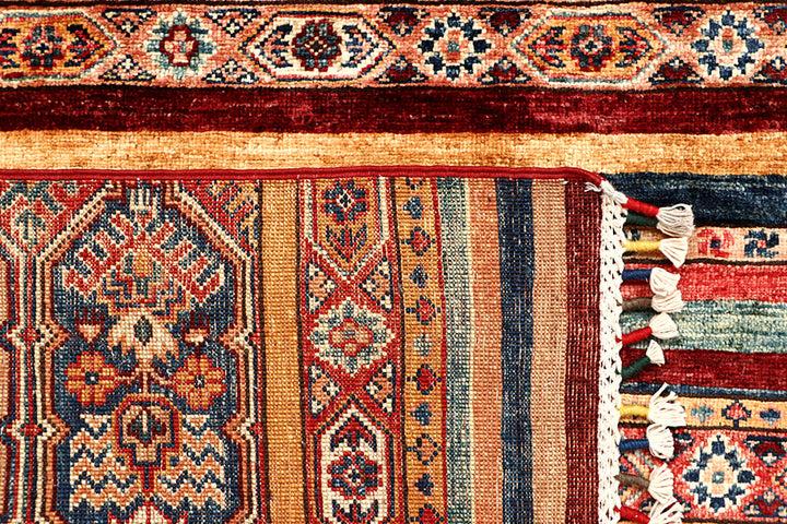 Multi Colored Kazak 4' 11 x 6' 8 - No. 67270 - ALRUG Rug Store