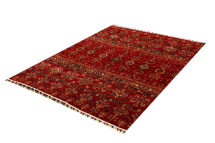 Multi Colored Kazak 4' 10 x 6' 3 - No. 67272 - ALRUG Rug Store