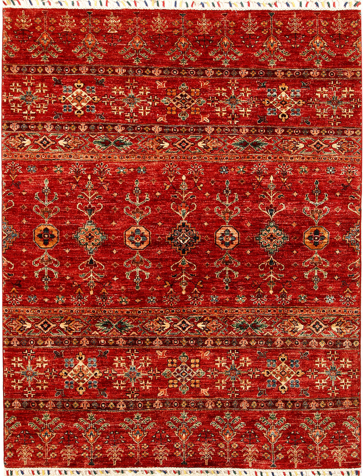 Multi Colored Kazak 4' 10 x 6' 3 - No. 67272 - ALRUG Rug Store