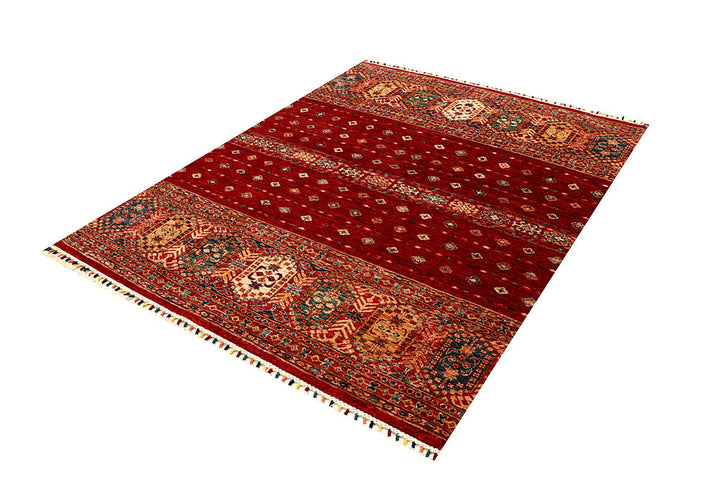 Multi Colored Kazak 5' 2 x 6' 6 - No. 67273 - ALRUG Rug Store