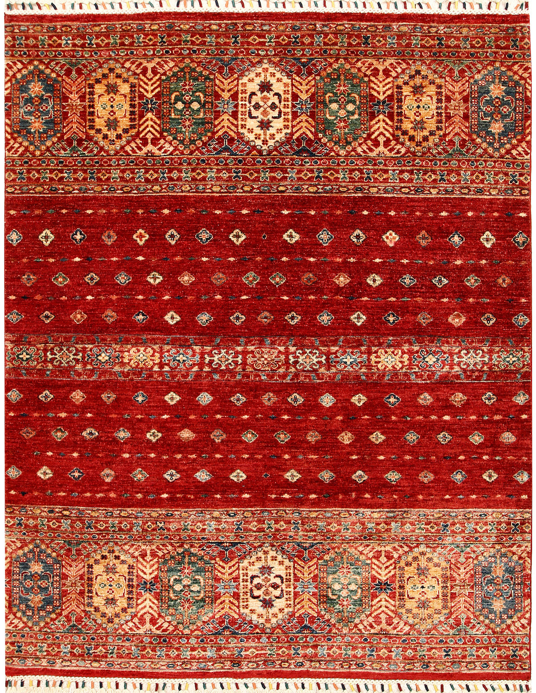 Multi Colored Kazak 5' 2 x 6' 6 - No. 67273 - ALRUG Rug Store