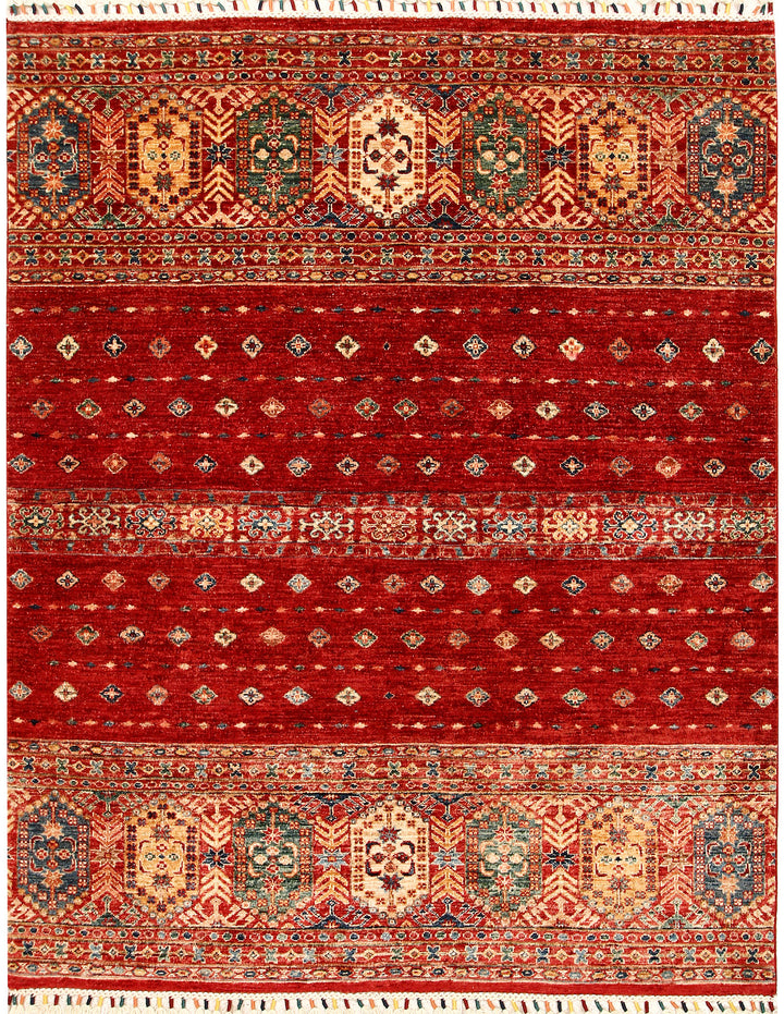 Multi Colored Kazak 5' 2 x 6' 6 - No. 67273 - ALRUG Rug Store