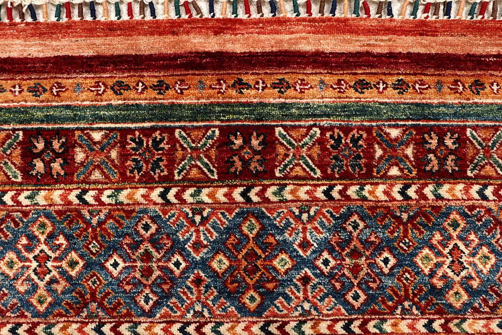 Multi Colored Kazak 5' 7 x 8' - No. 67275 - ALRUG Rug Store