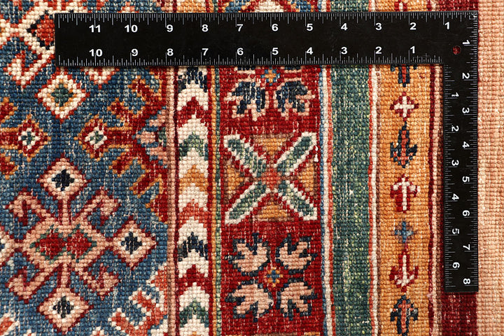 Multi Colored Kazak 5' 7 x 8' - No. 67275 - ALRUG Rug Store
