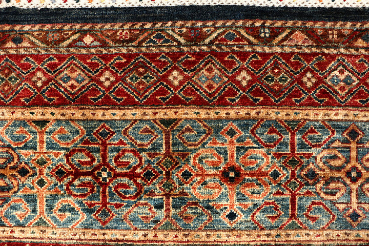 Multi Colored Kazak 5' 6 x 7' 11 - No. 67276 - ALRUG Rug Store