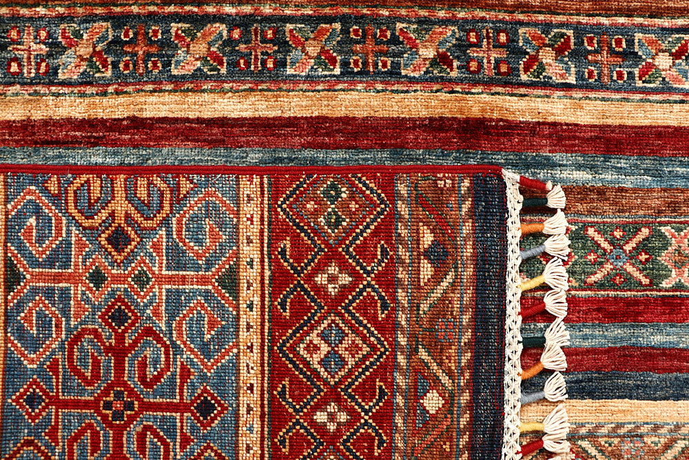 Multi Colored Kazak 5' 6 x 7' 11 - No. 67276 - ALRUG Rug Store