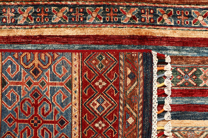 Multi Colored Kazak 5' 6 x 7' 11 - No. 67276 - ALRUG Rug Store