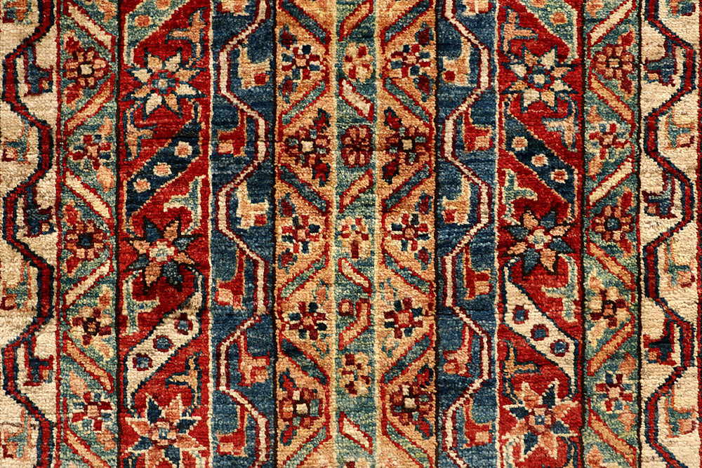Multi Colored Kazak 5' 6 x 7' 8 - No. 67277 - ALRUG Rug Store