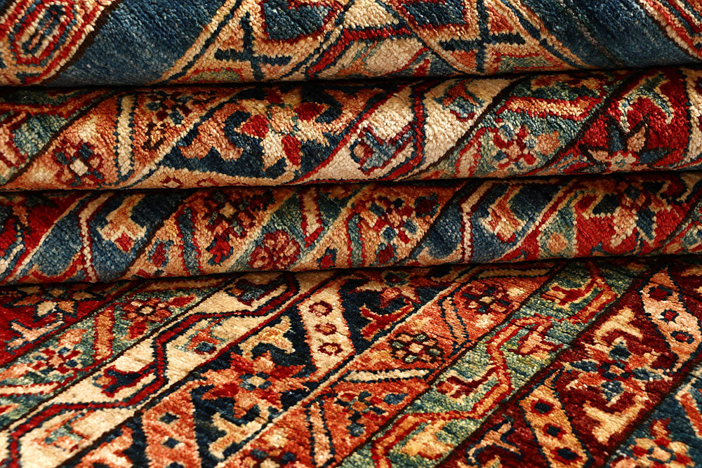 Multi Colored Kazak 5' 6 x 7' 8 - No. 67277 - ALRUG Rug Store