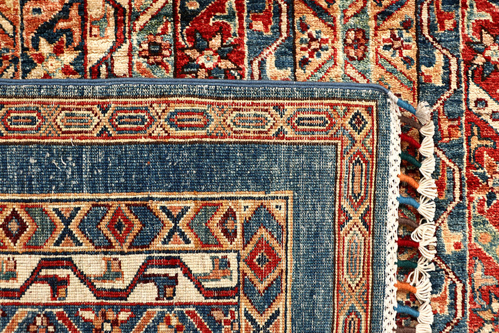 Multi Colored Kazak 5' 6 x 7' 8 - No. 67277 - ALRUG Rug Store