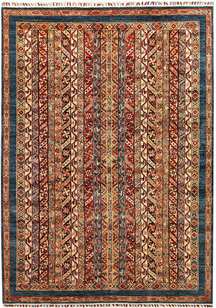 Multi Colored Kazak 5' 6 x 7' 8 - No. 67277 - ALRUG Rug Store