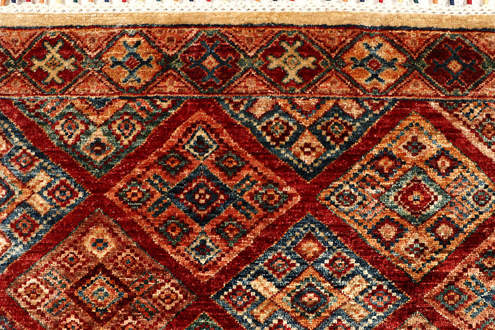 Multi Colored Kazak 5' 9 x 8' - No. 67278 - ALRUG Rug Store