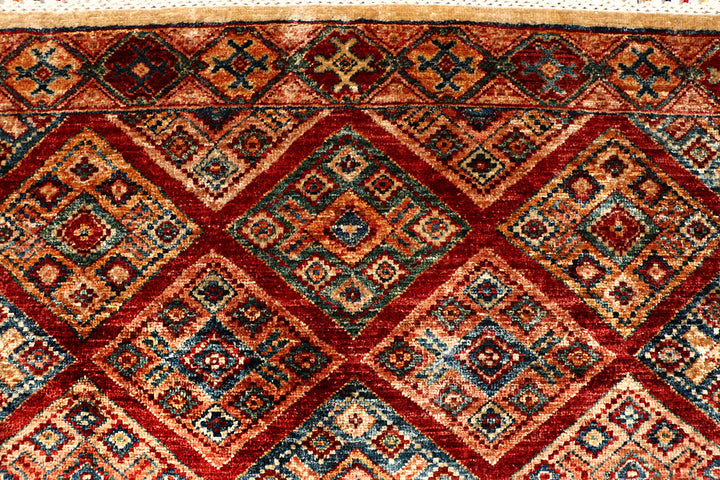 Multi Colored Kazak 5' 9 x 8' - No. 67278 - ALRUG Rug Store