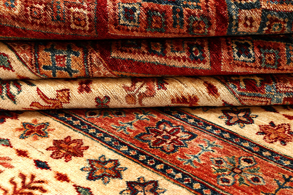 Multi Colored Kazak 5' 9 x 8' - No. 67278 - ALRUG Rug Store