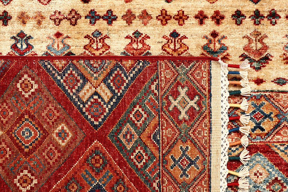 Multi Colored Kazak 5' 9 x 8' - No. 67278 - ALRUG Rug Store