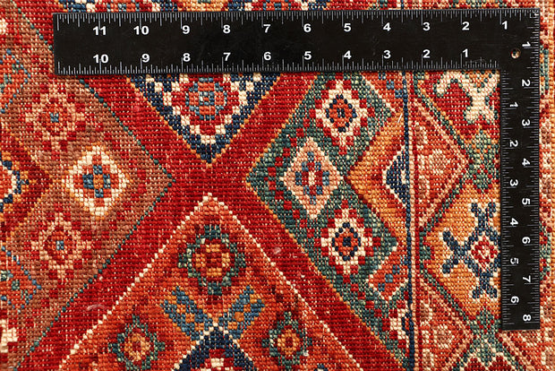 Multi Colored Kazak 5' 9 x 8' - No. 67278 - ALRUG Rug Store