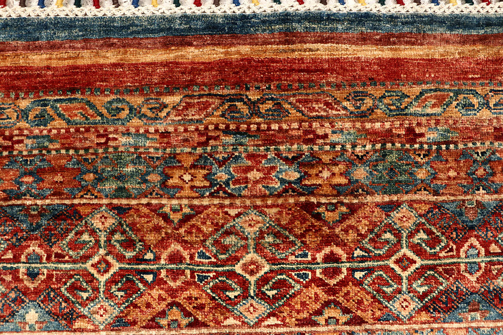 Multi Colored Kazak 5' 6 x 7' 10 - No. 67279 - ALRUG Rug Store