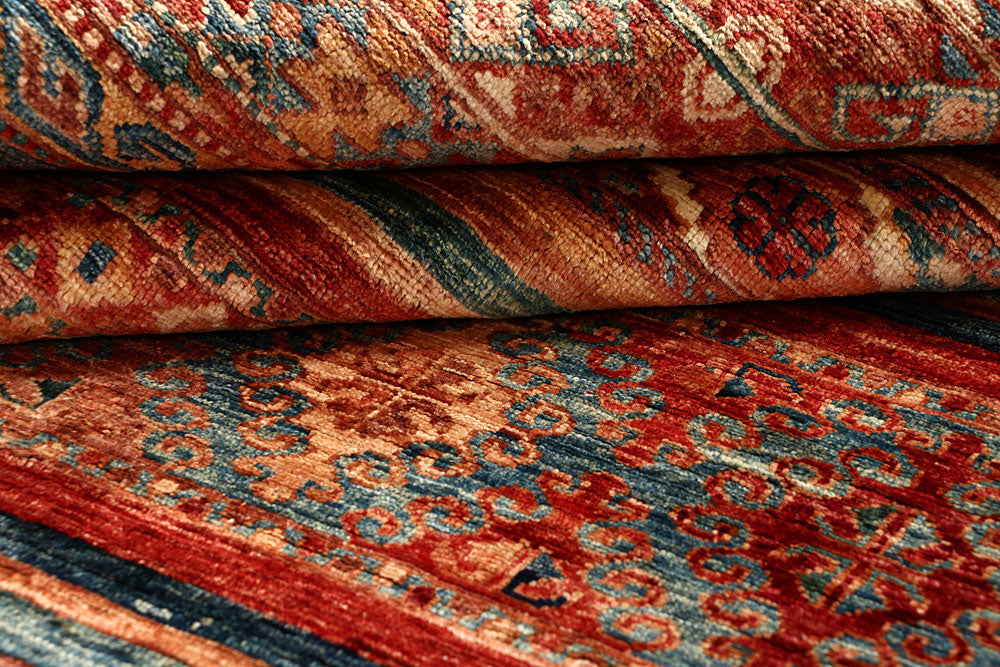 Multi Colored Kazak 5' 6 x 7' 10 - No. 67279 - ALRUG Rug Store