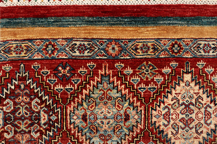 Multi Colored Kazak 5' 9 x 8' - No. 67280 - ALRUG Rug Store