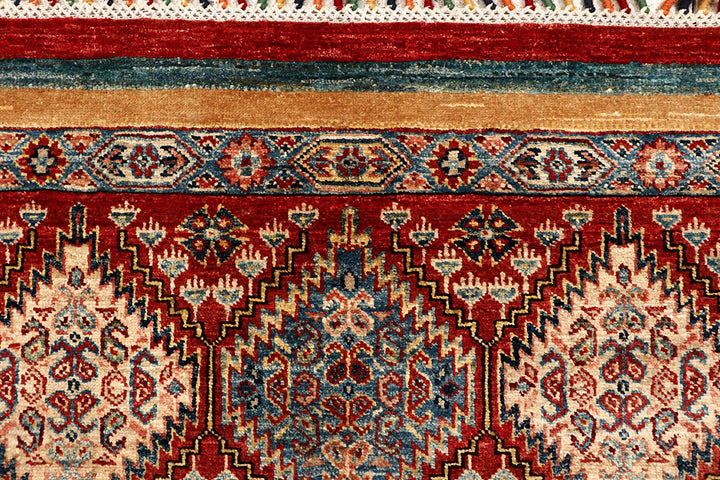 Multi Colored Kazak 5' 9 x 8' - No. 67280 - ALRUG Rug Store