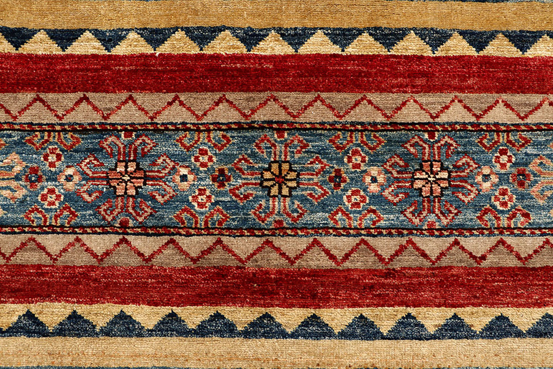 Multi Colored Kazak 5'  9" x 8' " - No. QA89002