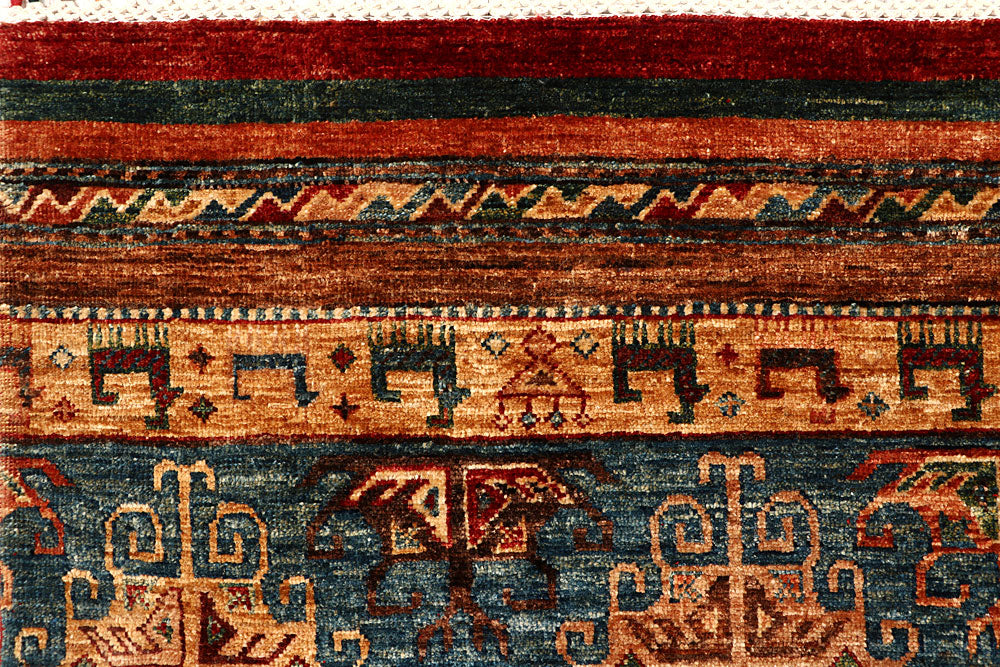 Multi Colored Kazak 5' 8 x 8' 2 - No. 67281 - ALRUG Rug Store