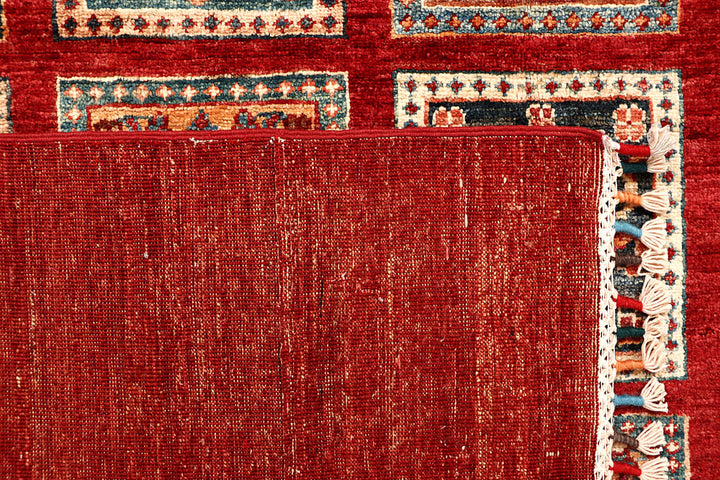 Multi Colored Kazak 5' 7 x 7' 10 - No. 67282 - ALRUG Rug Store
