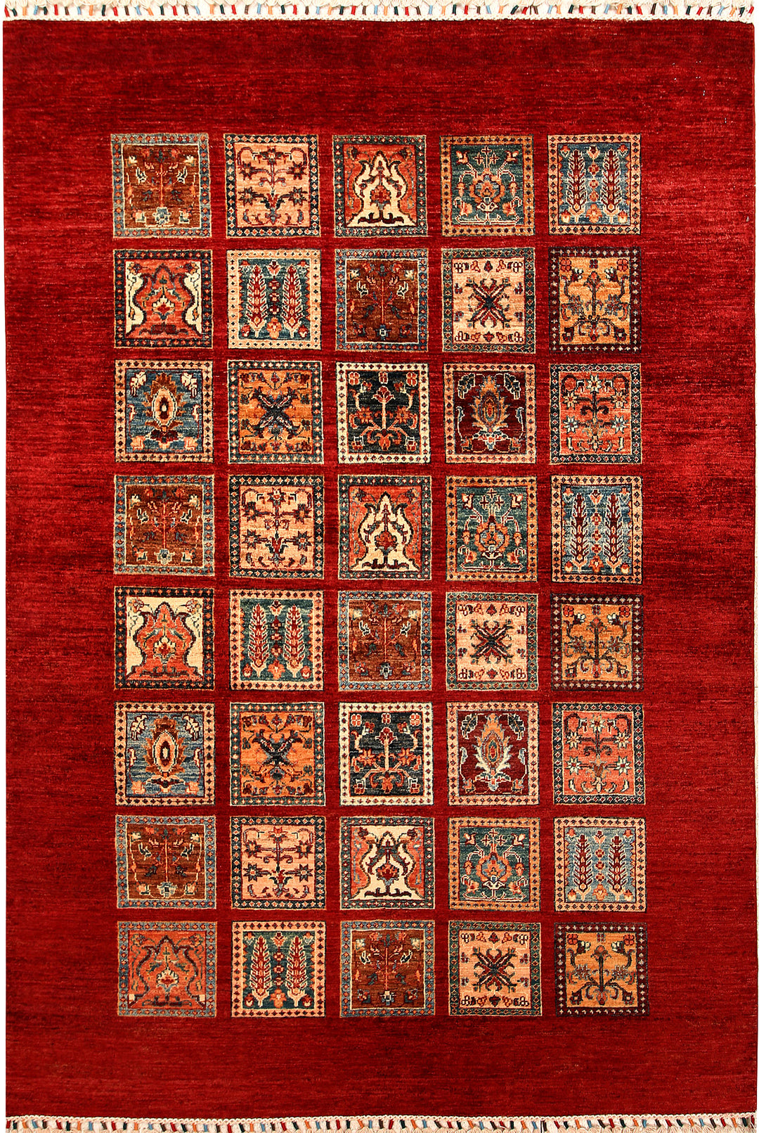 Multi Colored Kazak 5' 7 x 7' 10 - No. 67282 - ALRUG Rug Store