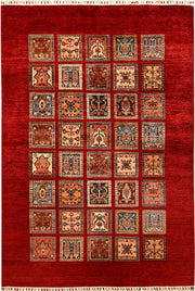 Multi Colored Kazak 5' 7 x 7' 10 - No. 67282 - ALRUG Rug Store