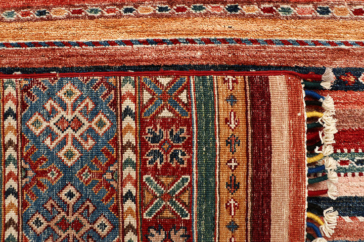 Multi Colored Kazak 5' 7 x 8' 1 - No. 67283 - ALRUG Rug Store