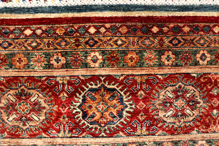Multi Colored Kazak 5' 7 x 7' 6 - No. 67285 - ALRUG Rug Store