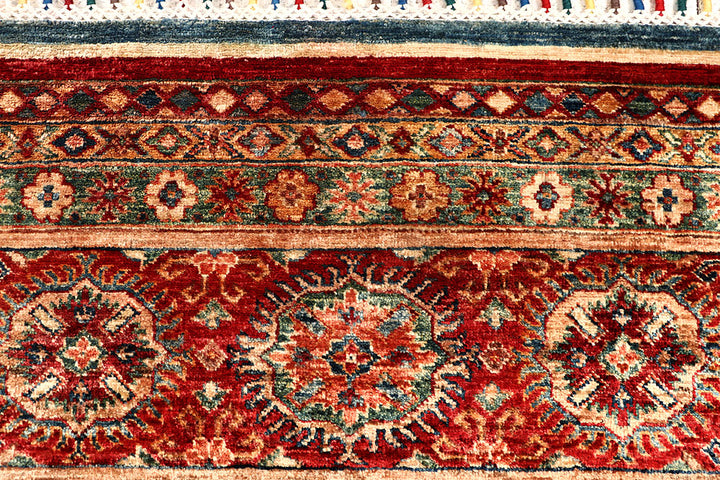 Multi Colored Kazak 5' 7 x 7' 6 - No. 67285 - ALRUG Rug Store