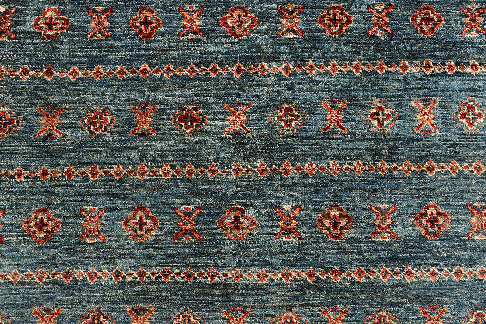 Multi Colored Kazak 5' 7 x 7' 6 - No. 67285 - ALRUG Rug Store