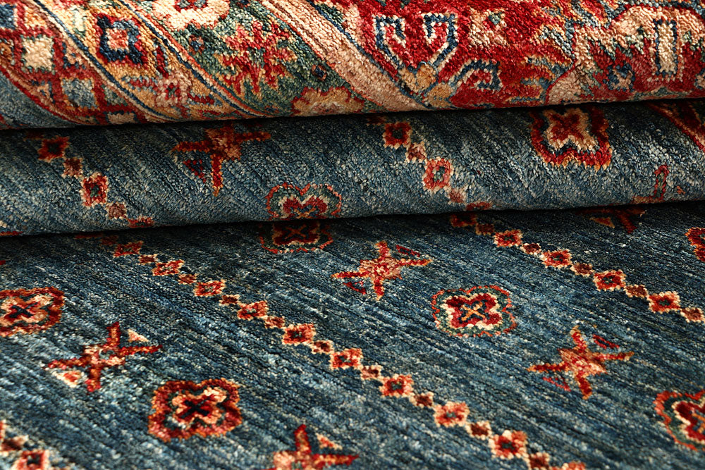 Multi Colored Kazak 5' 7 x 7' 6 - No. 67285 - ALRUG Rug Store