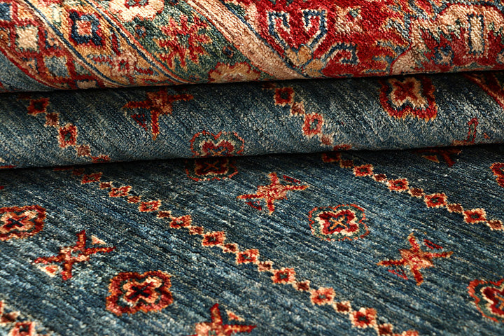 Multi Colored Kazak 5' 7 x 7' 6 - No. 67285 - ALRUG Rug Store