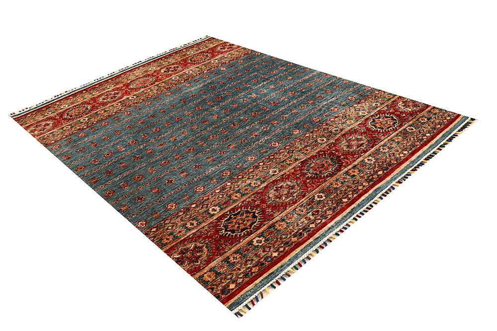 Multi Colored Kazak 5' 7 x 7' 6 - No. 67285 - ALRUG Rug Store