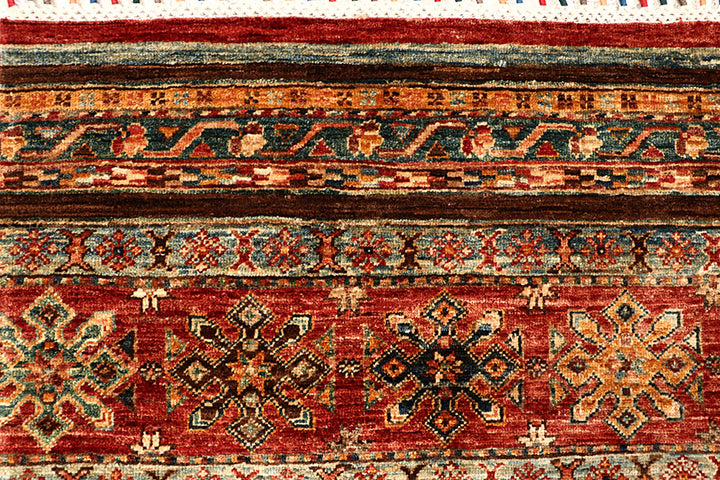 Multi Colored Kazak 6' 9 x 10' 2 - No. 67286 - ALRUG Rug Store