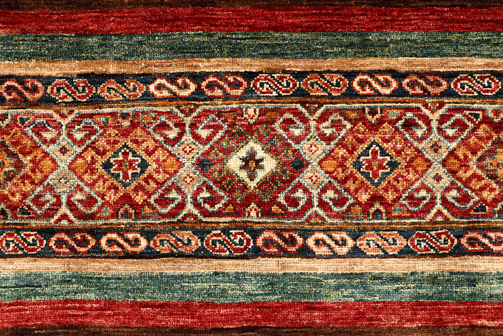Multi Colored Kazak 6' 9 x 10' 2 - No. 67286 - ALRUG Rug Store