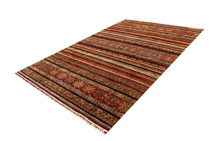 Multi Colored Kazak 6' 9 x 10' 2 - No. 67286 - ALRUG Rug Store