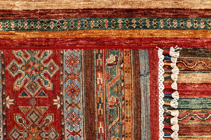 Multi Colored Kazak 6' 9 x 10' 2 - No. 67286 - ALRUG Rug Store