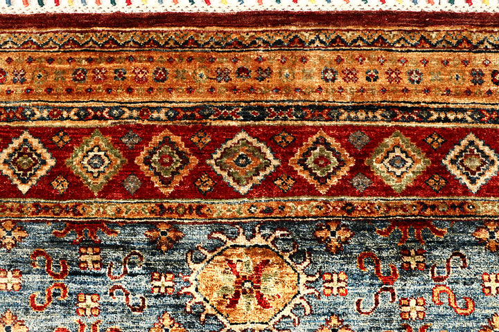Multi Colored Kazak 6' 6 x 10' - No. 67287 - ALRUG Rug Store