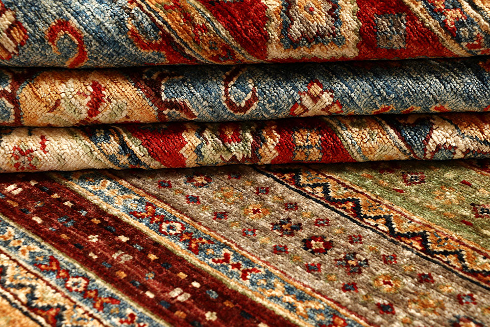 Multi Colored Kazak 6' 6 x 10' - No. 67287 - ALRUG Rug Store