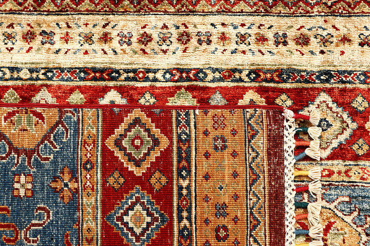 Multi Colored Kazak 6' 6 x 10' - No. 67287 - ALRUG Rug Store