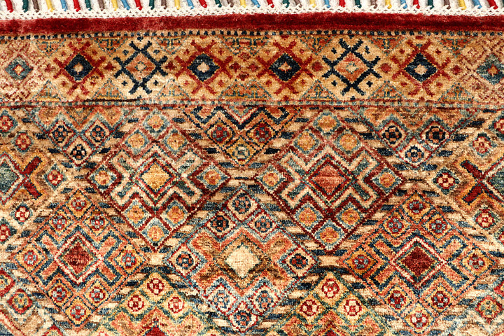 Multi Colored Kazak 6' 8 x 9' 7 - No. 67288 - ALRUG Rug Store