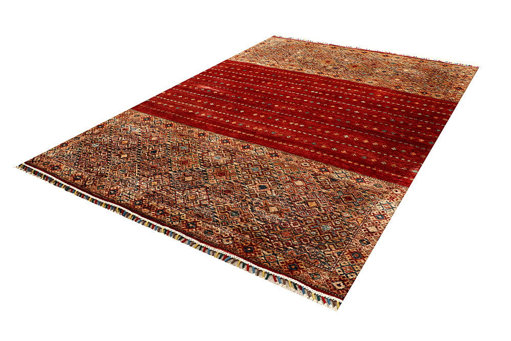 Multi Colored Kazak 6' 8 x 9' 7 - No. 67288 - ALRUG Rug Store
