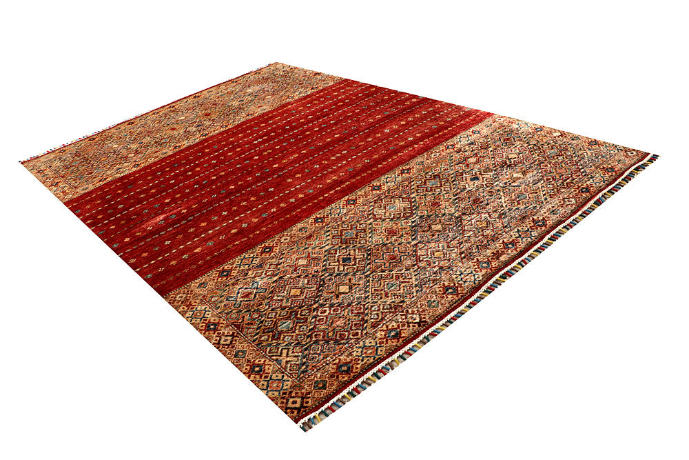 Multi Colored Kazak 6' 8 x 9' 7 - No. 67288 - ALRUG Rug Store