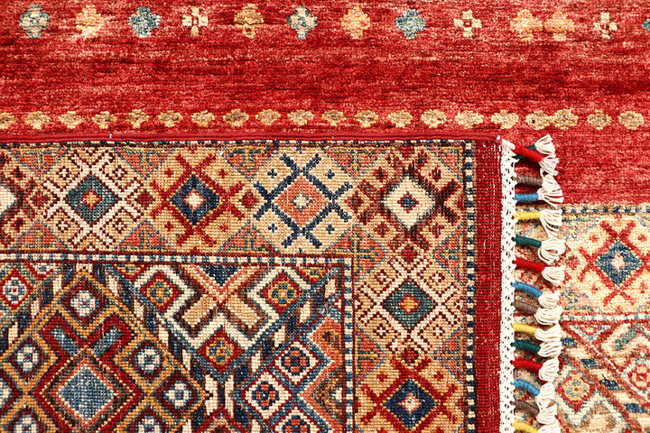 Multi Colored Kazak 6' 8 x 9' 7 - No. 67288 - ALRUG Rug Store