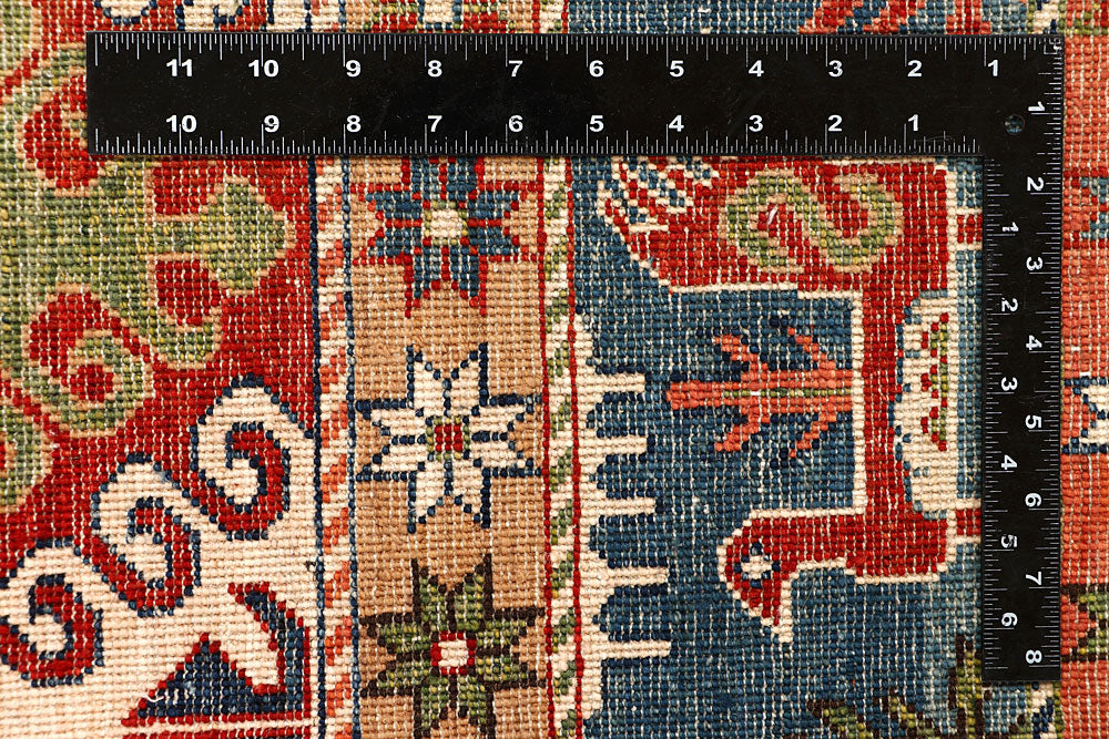 Multi Colored Kazak 6' 10 x 9' 10 - No. 67289 - ALRUG Rug Store
