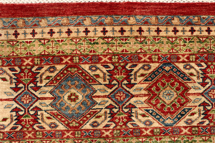 Multi Colored Kazak 5' 7 x 7' 9 - No. 67291 - ALRUG Rug Store